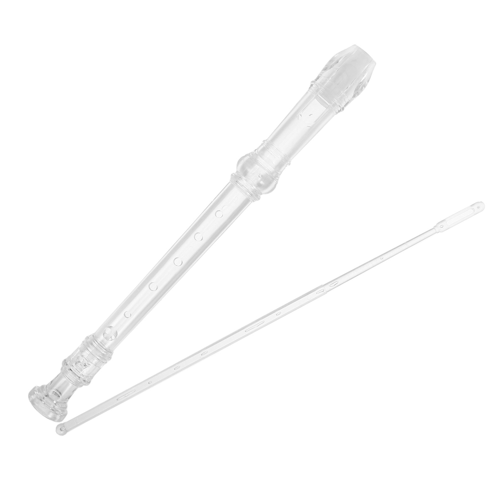 1Set Rekorder Soprano Transpar - Soprano Recorder Plastic ulasan dan harga