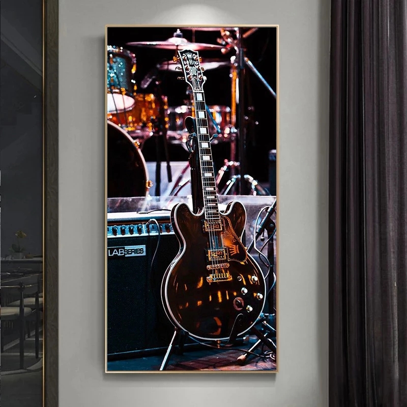 Alat Musik Gitar dengan Poster - Picture Of Musical Instrument ulasan dan harga