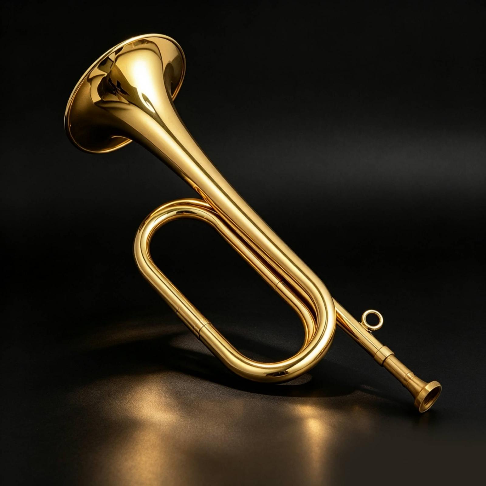 Terompet Mini Kuningan, Alat M - Musical Instrument Bugle ulasan dan harga