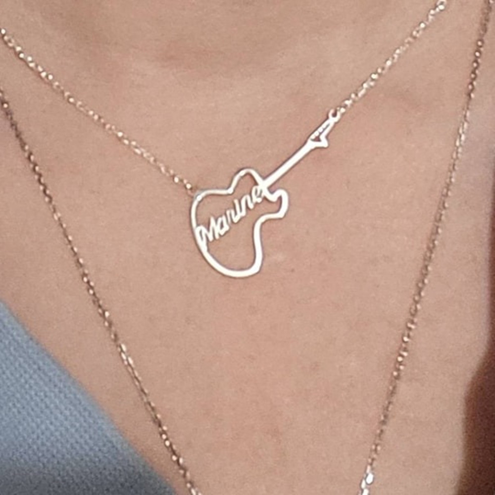 Kalung Biola Custom Personalis - Musical Instrument And Names ulasan dan harga