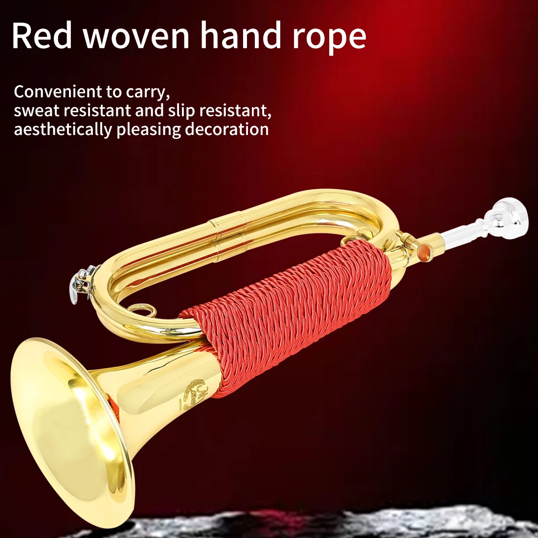 M MBAT Bugle, Flugelhorn Spany - Musical Instrument Bugle ulasan dan harga